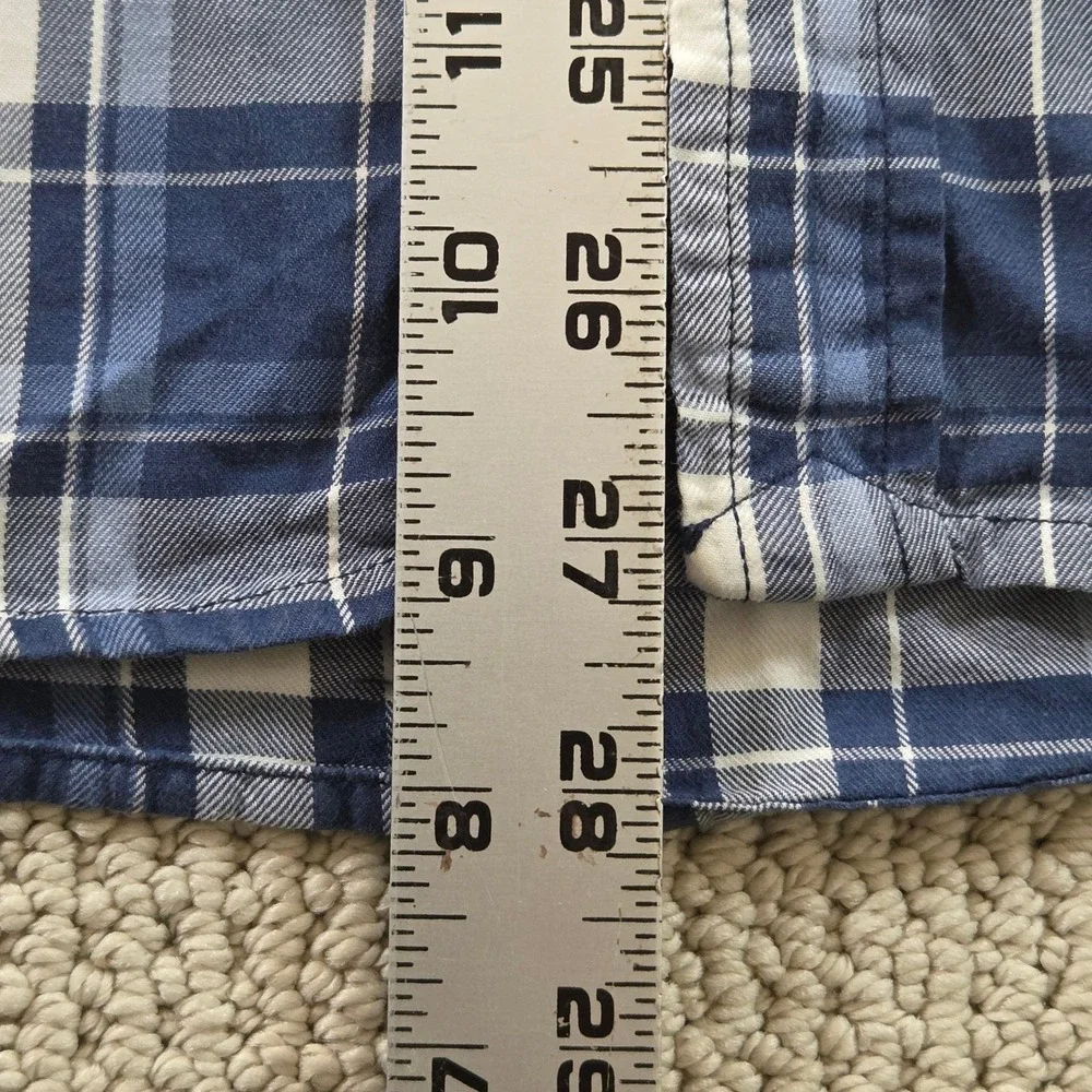 Ralph Lauren Kids XL (18-20) Blue Plaid Long Sleeve Button‎ Down Shirt
